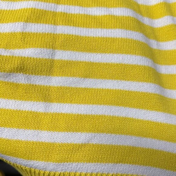Banana Republic Stripe CottonBlend Cropped Sweater NEW - Picture 5 of 6